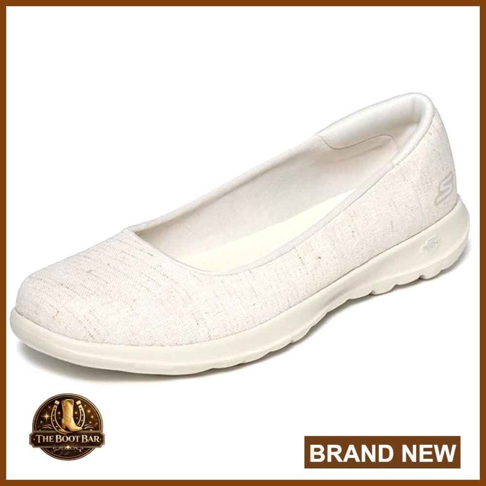 Lightweight Slip-On Walking Shoes with 5-Gen Cushioning, Linen Upper
